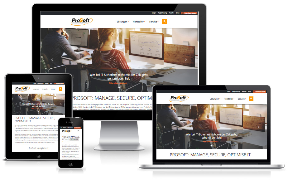 ProSoft GmbH > TYPO3 Website